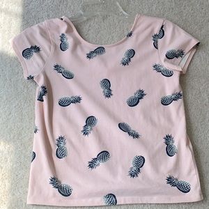 forever 21 pineapple top! girls youth size 13/14